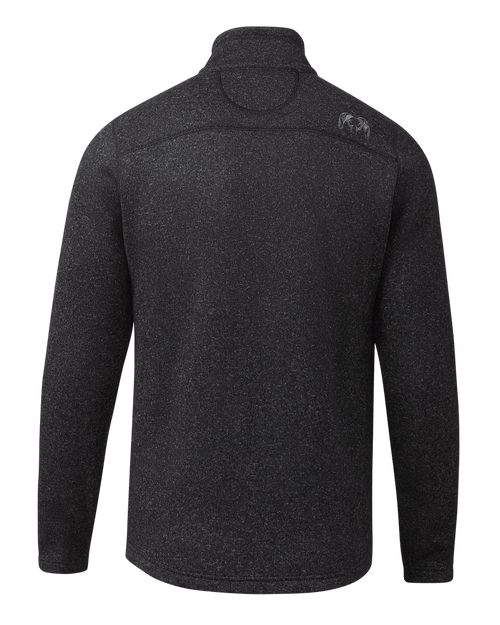 Base Camp Full Zip Sweater | Heather Black
