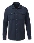 Blockfield Fleece Shirt Jacket | Steel Blue