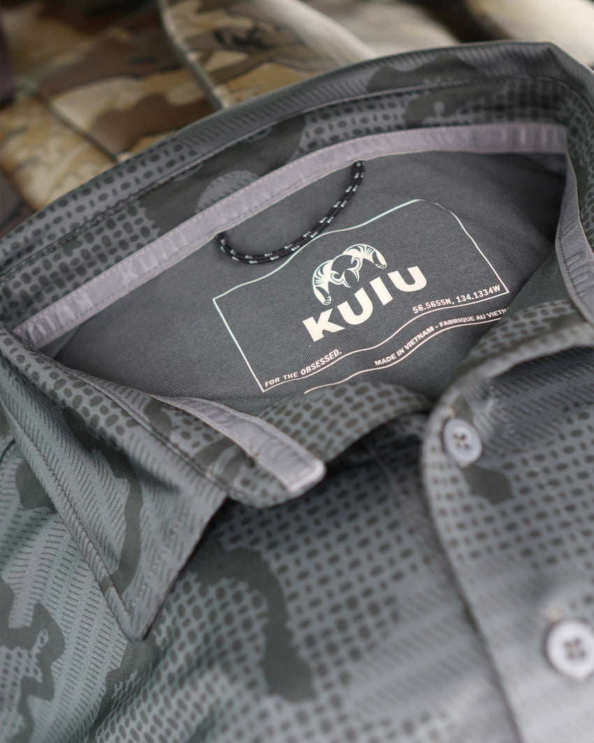 KUIU Performance Polo | Heather Resin