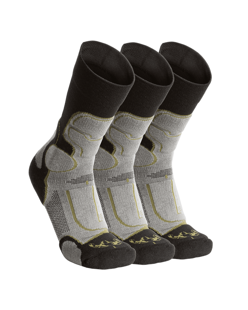 ULTRA Merino Crew Sock 3-Pair Pack | Grey Green